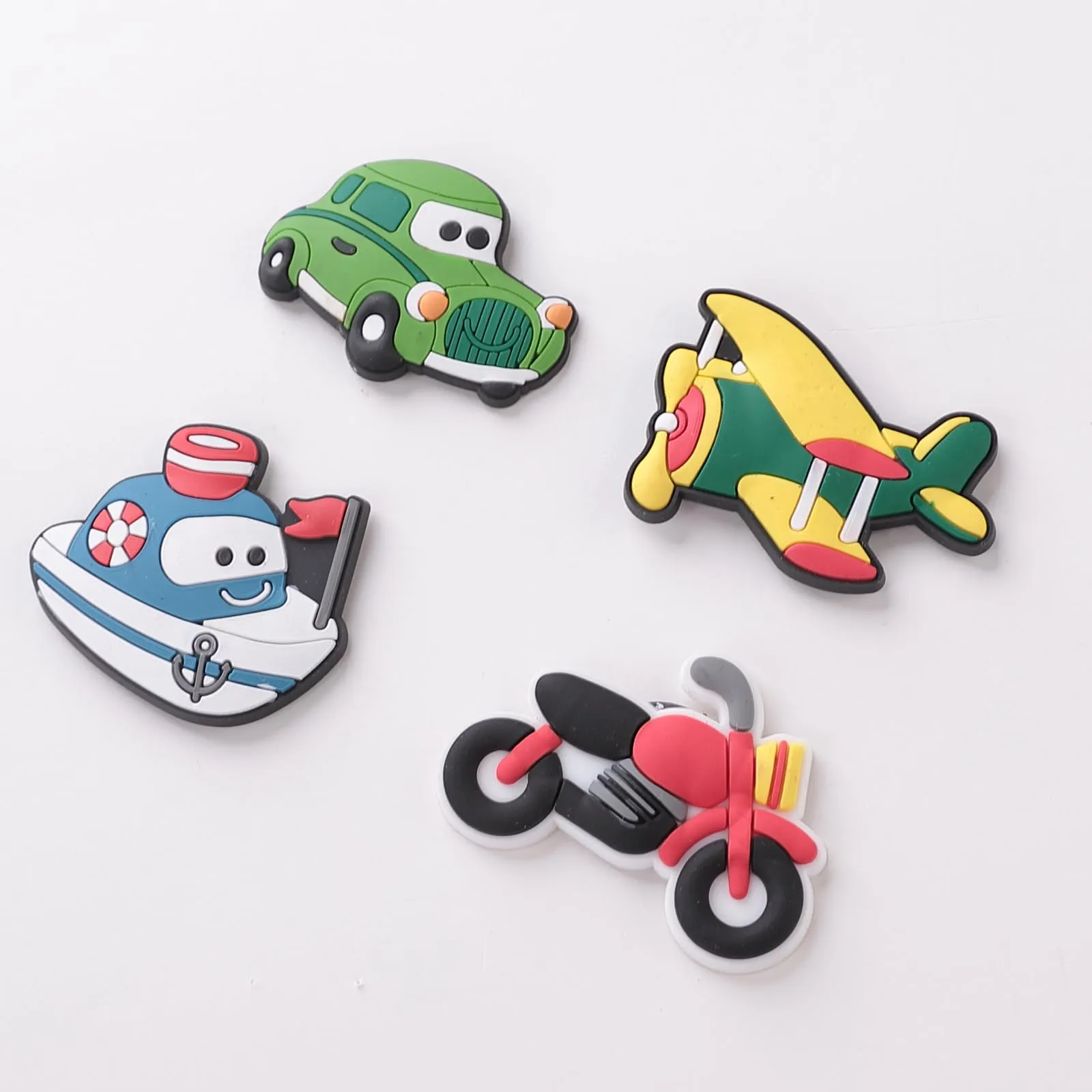 Kuber Industries Cute Cars Shape Fridge Magnets|Home Décor|Best Souvenir Gift|Pack of 4 (Multi)