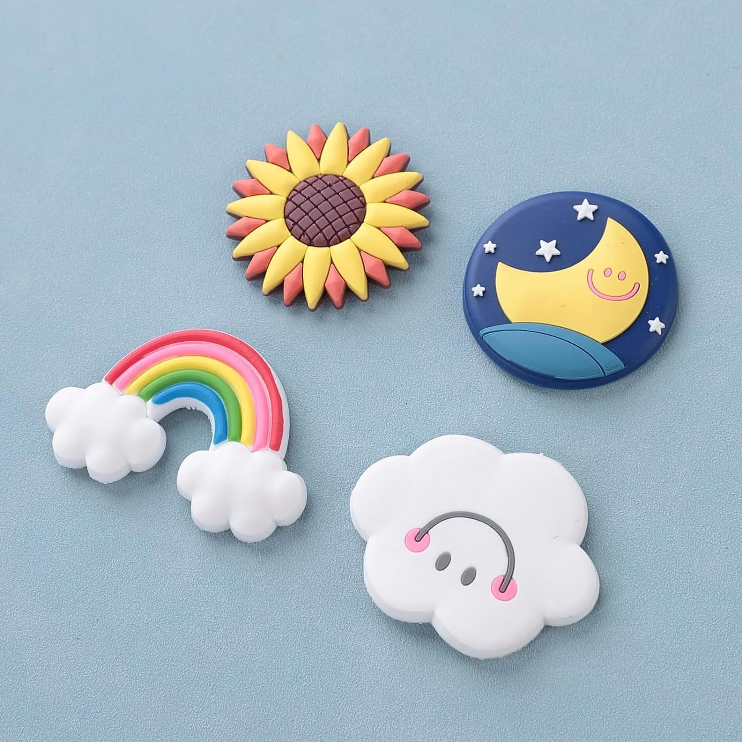 Kuber Industries Cute Sky Shape Fridge Magnets|Home Décor|Best Souvenir Gift|Pack of 24|Multi|