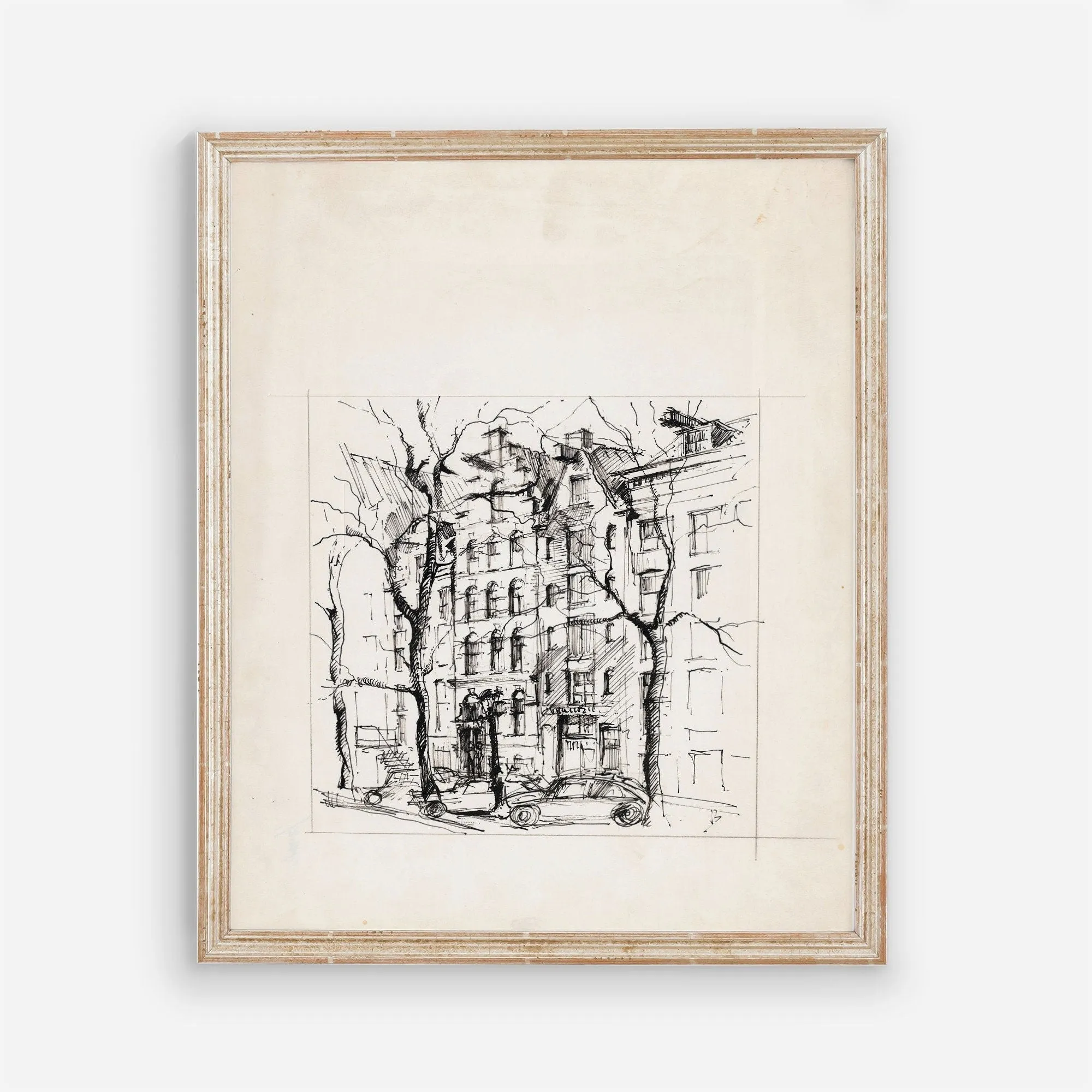 Landscape Vintage and Sketches Gallery Wall Art