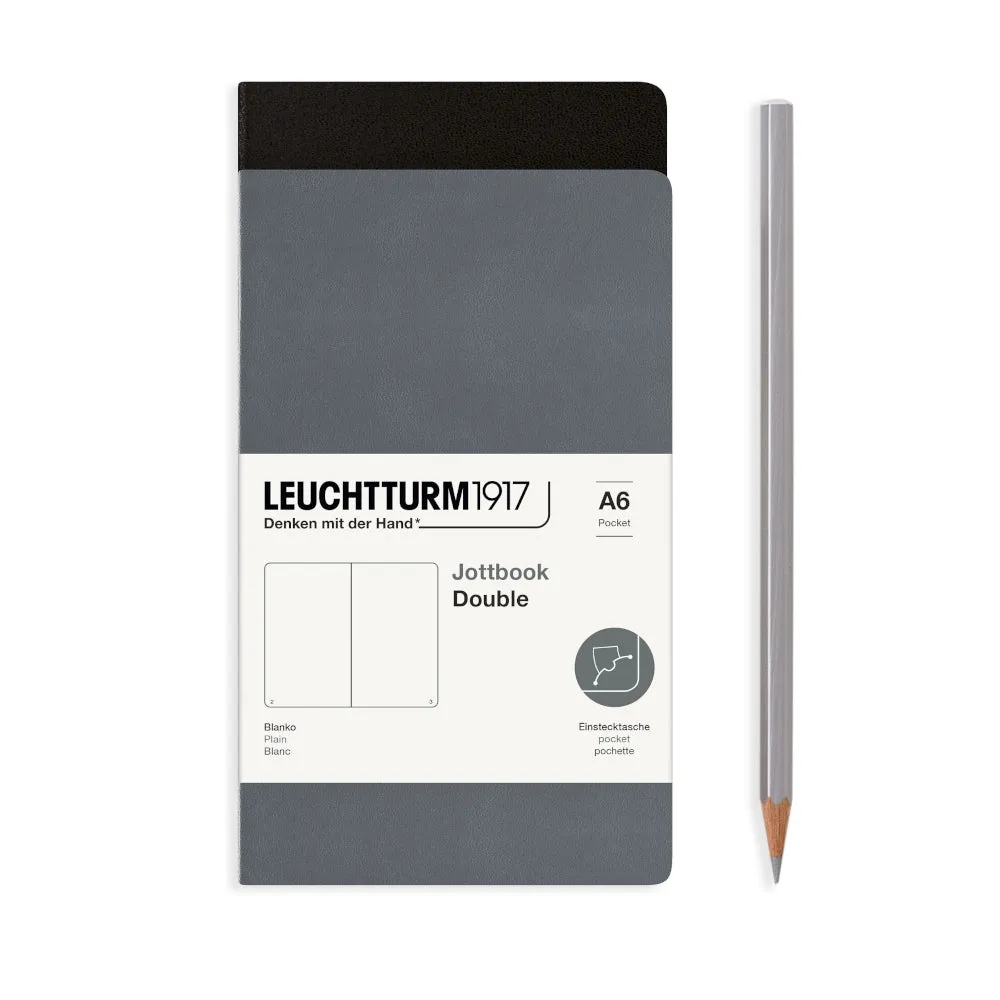 Leuchtturm1917 A6 Pocket Jotbook 2pk - Blank