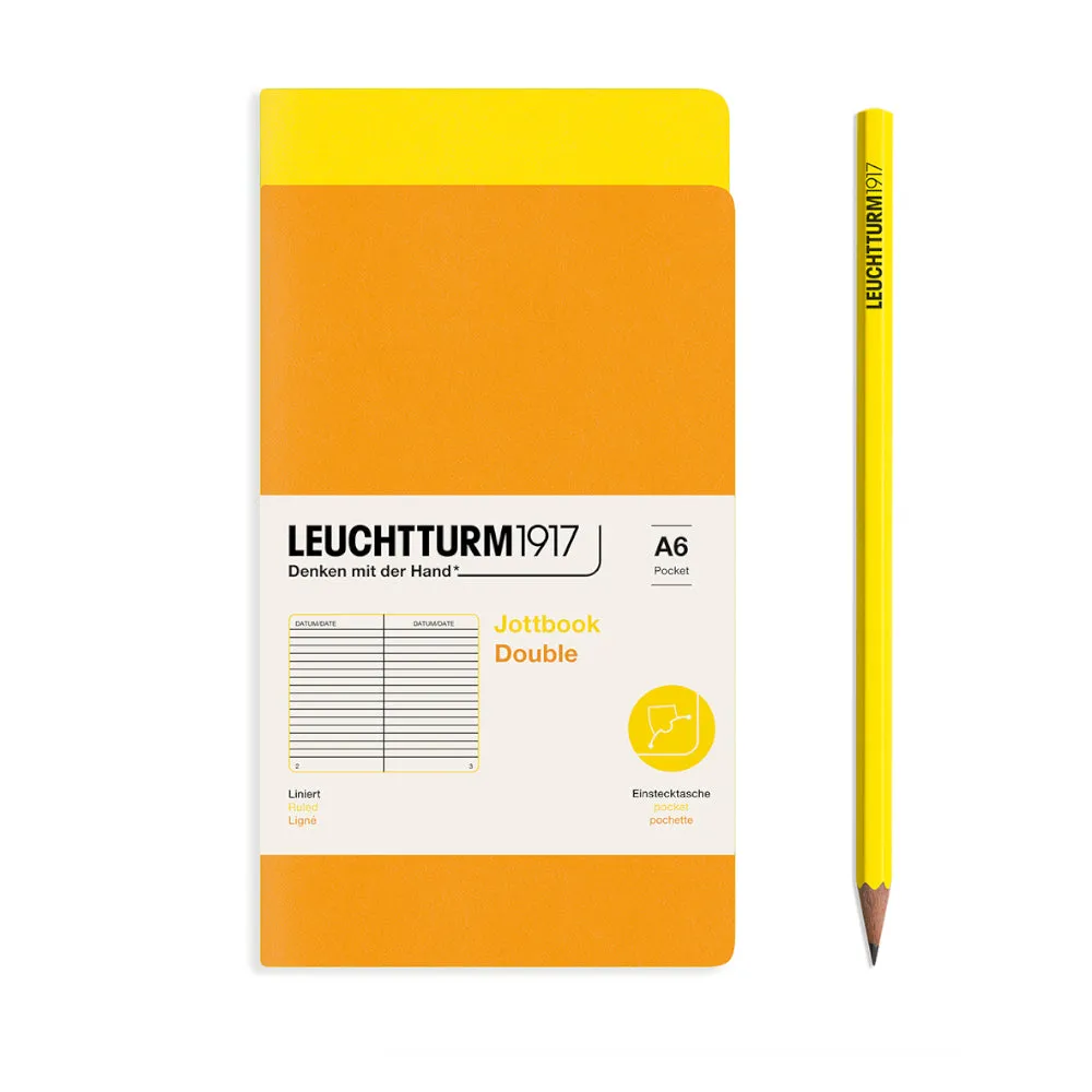 Leuchtturm1917 A6 Pocket Jotbook 2pk - Blank