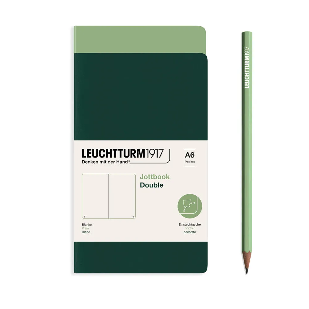 Leuchtturm1917 A6 Pocket Jotbook 2pk - Blank