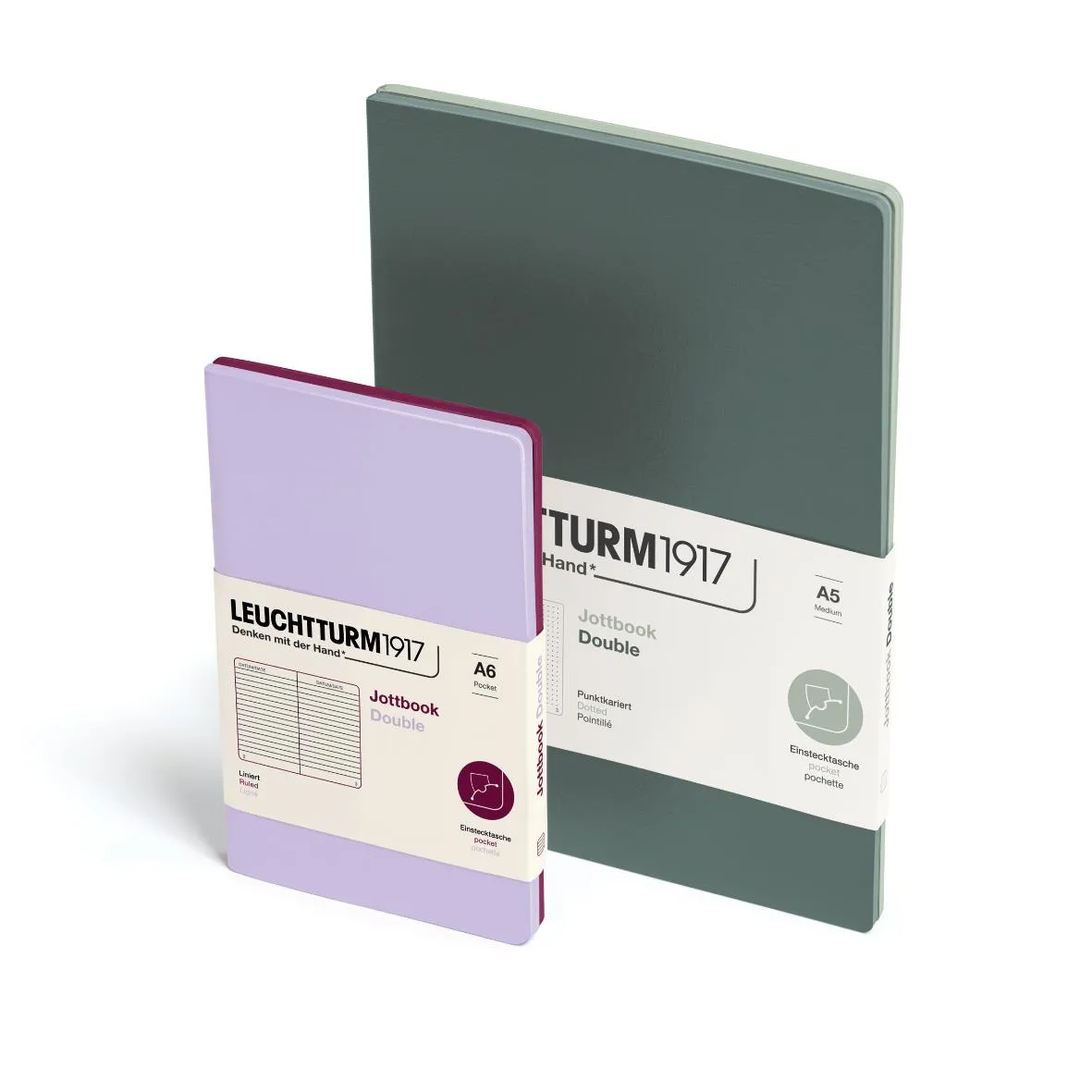 Leuchtturm1917 A6 Pocket Jotbook 2pk - Blank