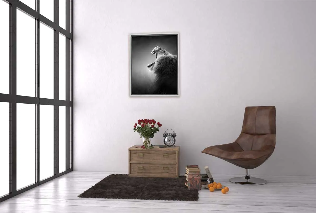 Lion Roar 2 | Canvas Art Print