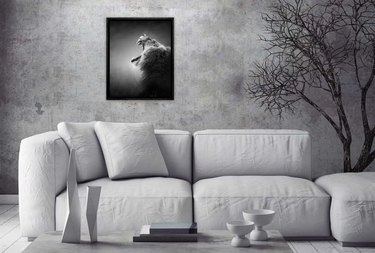 Lion Roar 2 | Canvas Art Print