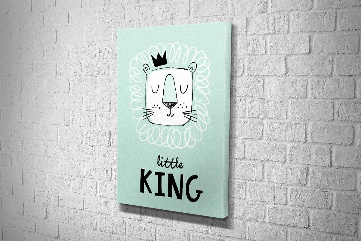 Little King | Scandinavian Kid's Wall Art Print