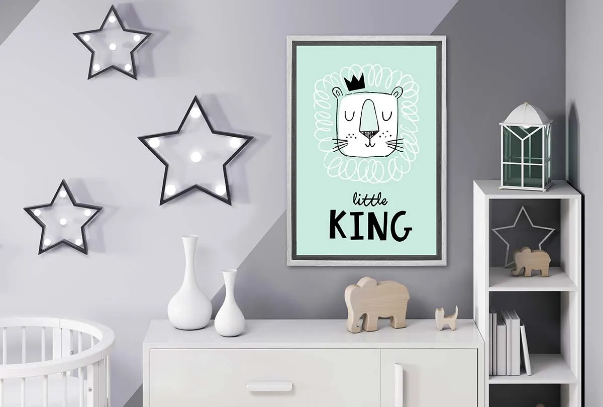 Little King | Scandinavian Kid's Wall Art Print