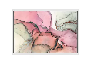 Lux Pink Abstract | Canvas Wall Art Print