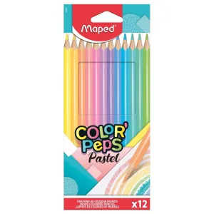 Maped Pastel Color Pencil 12 Colors Pack