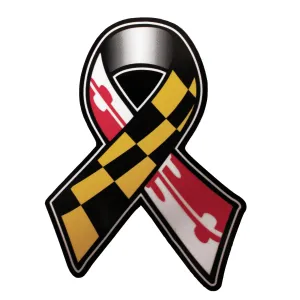 Maryland Flag Ribbon / Sticker