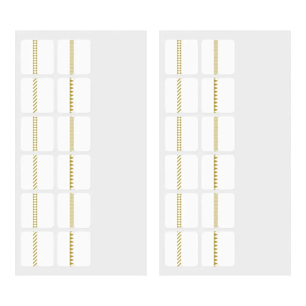 Midori Index Label Chiratto Pattern