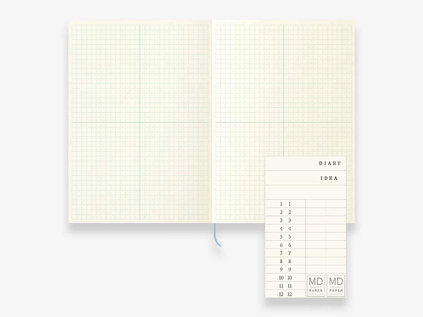 Midori  MD Notebook Journal A5 Grid Block - 192 Pages