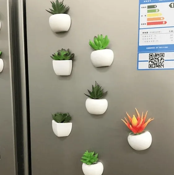 Mini Fridge Magnet Planter