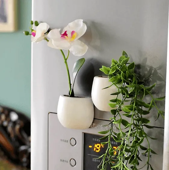 Mini Fridge Magnet Planter