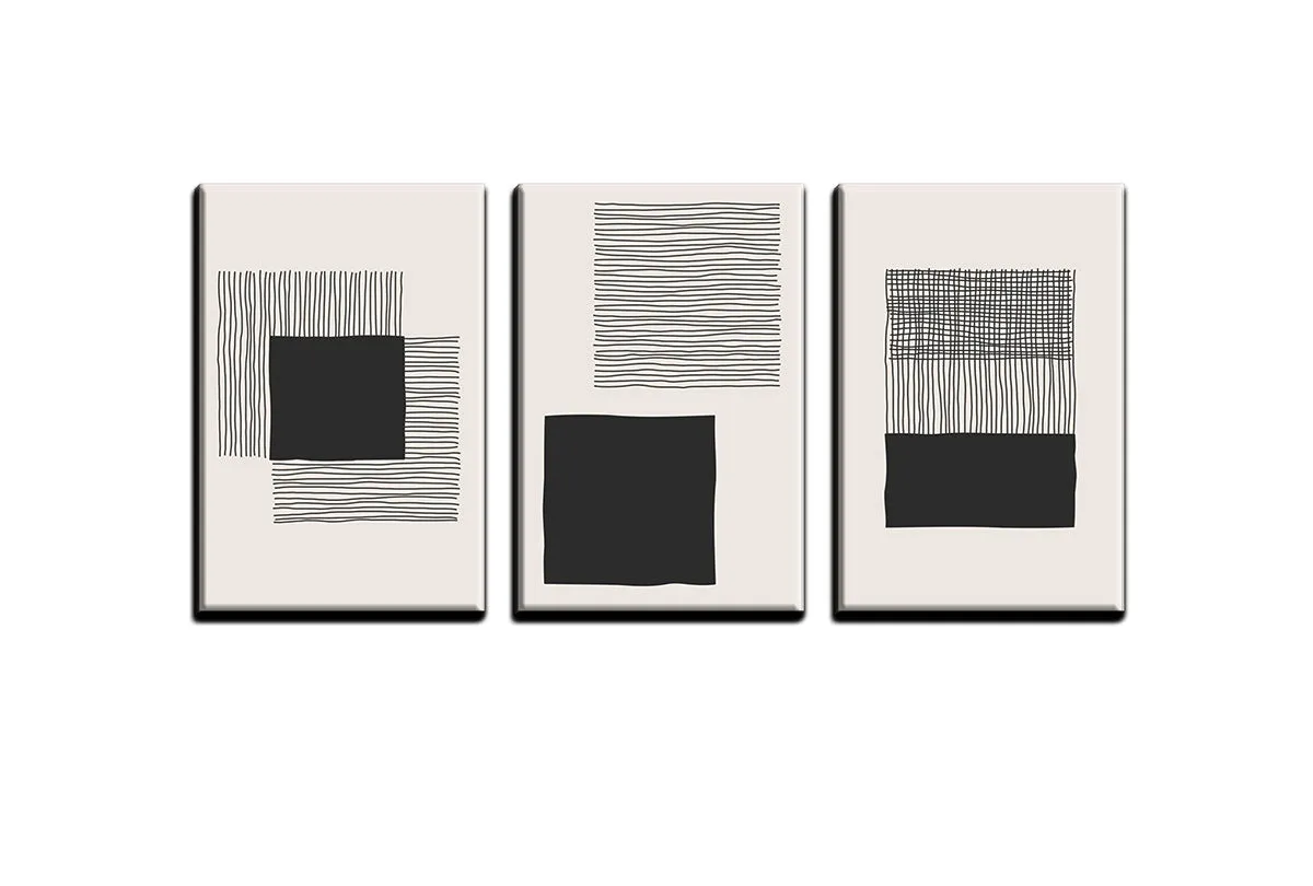 Minimalist Abstract 14ABC | Set of 3 | Abstract Wall Art Print