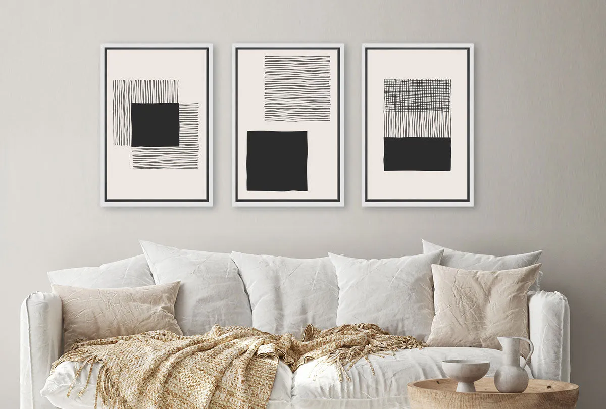 Minimalist Abstract 14ABC | Set of 3 | Abstract Wall Art Print