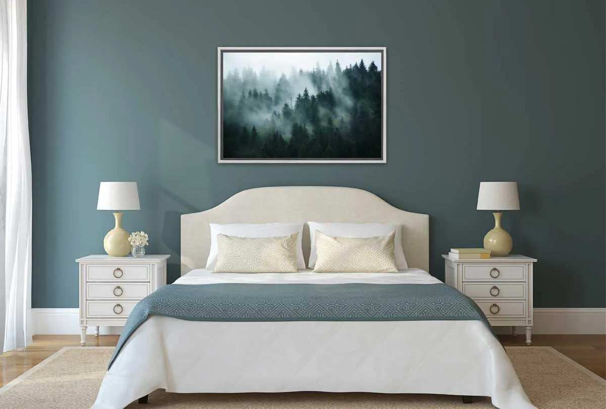 Misty Pine Forest 2 | Canvas Wall Art Print