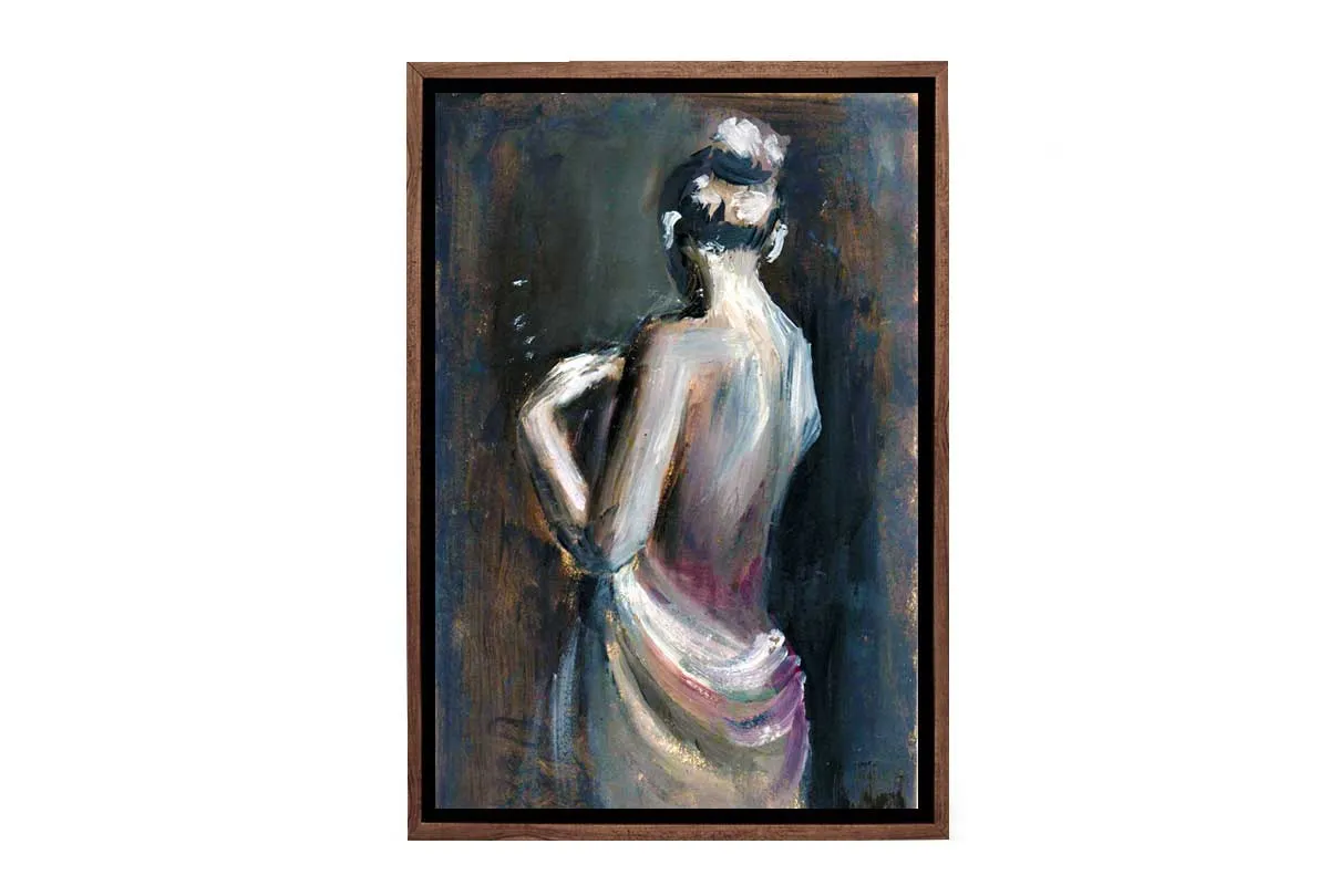 Naked Lady Painting | Canvas Wall Art Print