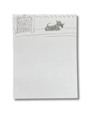 Nutcote Scotty Dog Notepad