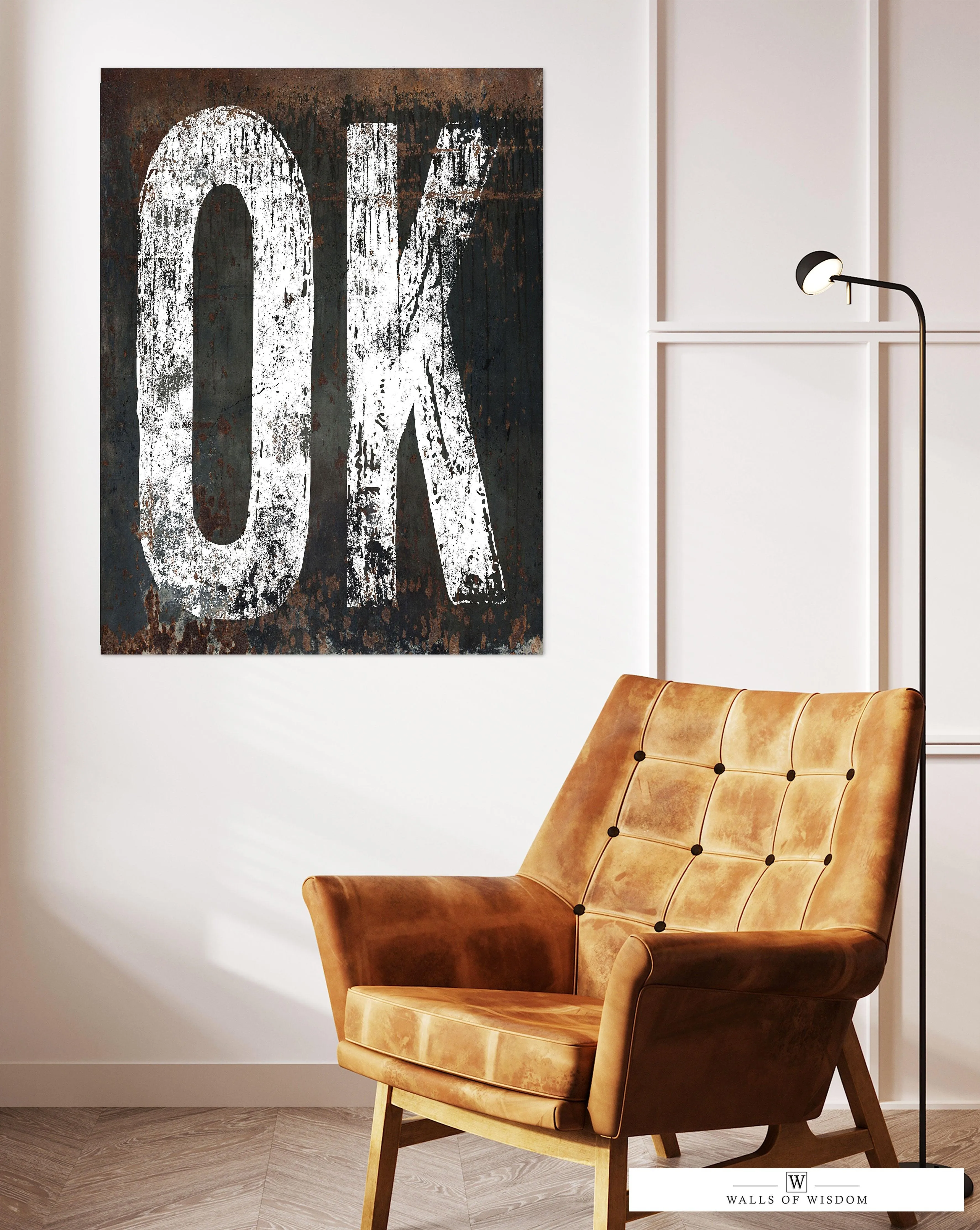 Oklahoma Home State Canvas Art Print: A Soulful Tribute to the Sooner State