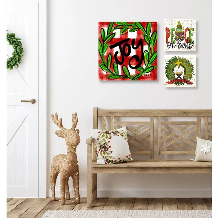 Peace On Earth - Wrapped Canvas