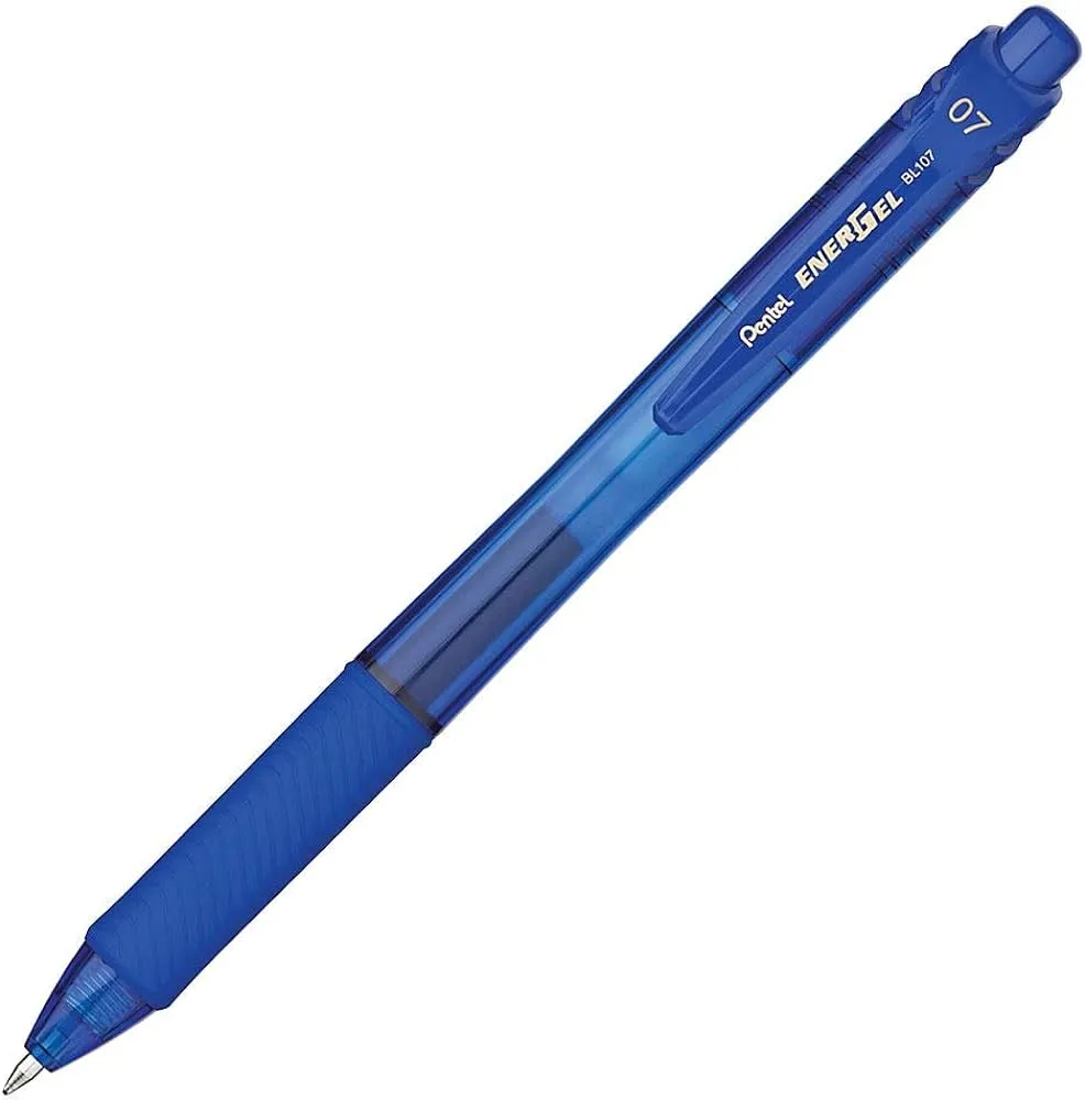 Pentel Energel-X Metal Tip 0.7mm Blue & Black Pack