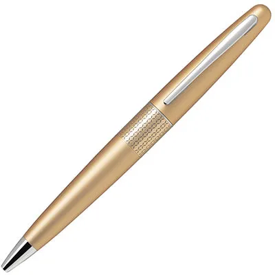 Pilot Ballpoint Pen Gold Barrel Medium Black Ink