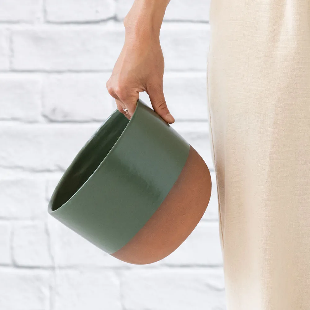 Pluto Planter - Forest Green