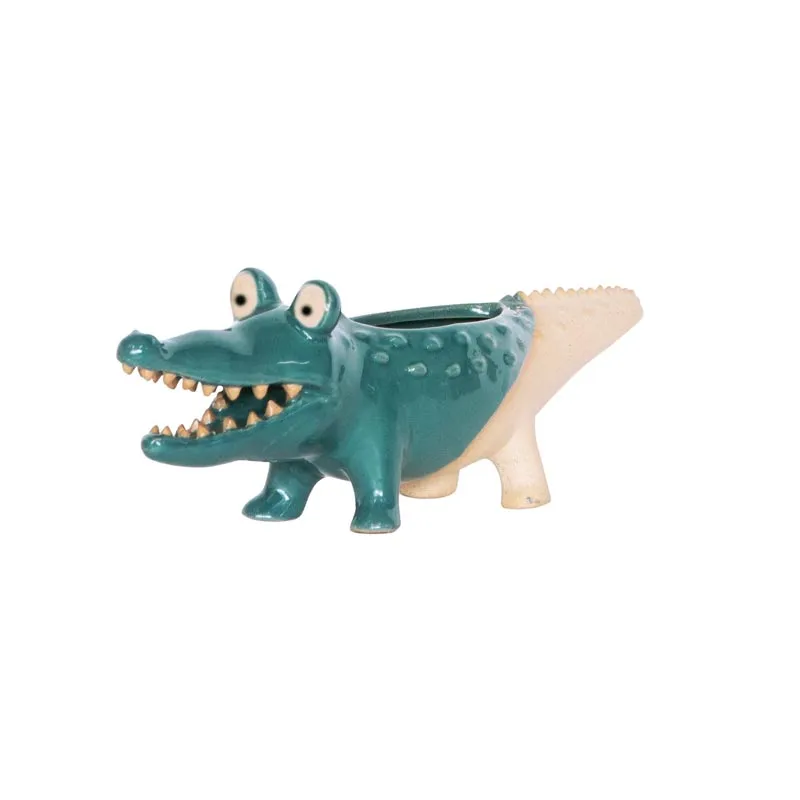 Quirky Crocodile Planter