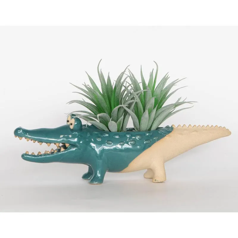 Quirky Crocodile Planter