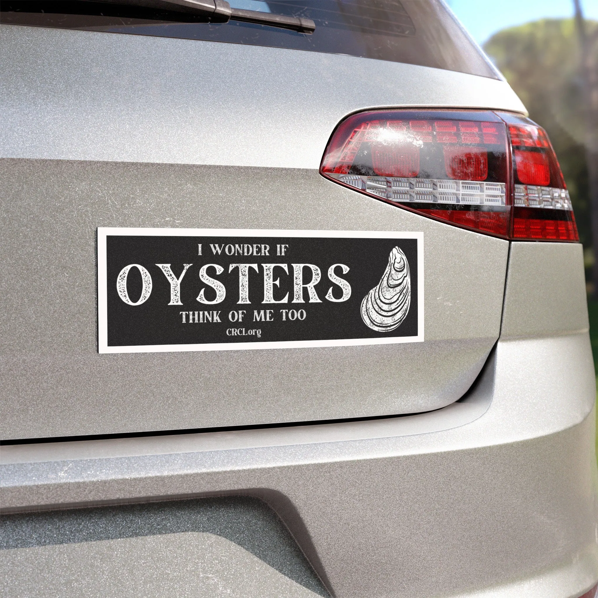 "I Wonder if Oysters Think of Me Too" Custom Car Magnets