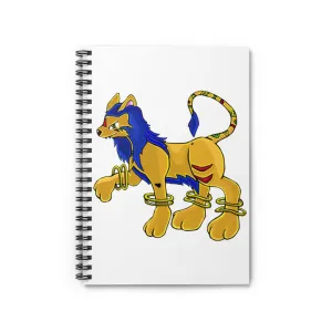 Roararing Spiral Notebook - Ruled Line