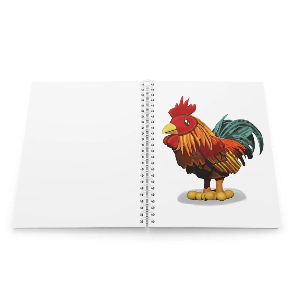 Rooster Spiral Notebook