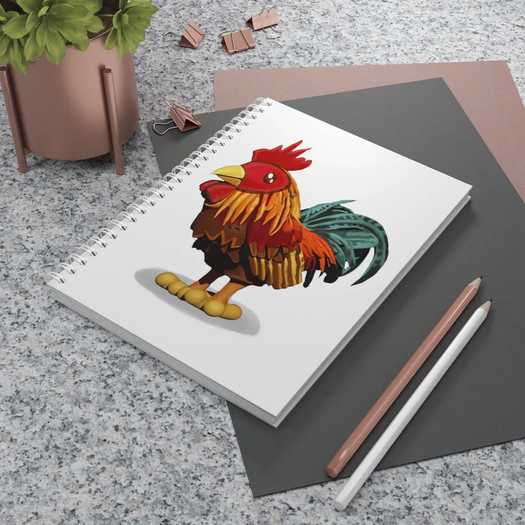 Rooster Spiral Notebook