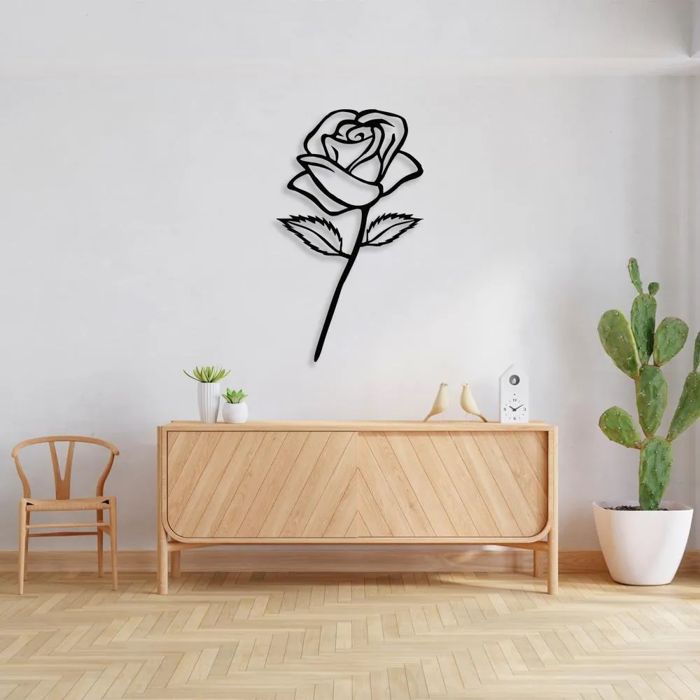 ROSE Metal Wall Art