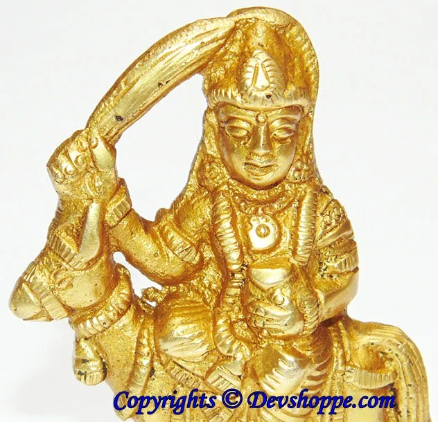 Shitala (Sheetala) mata idol in brass