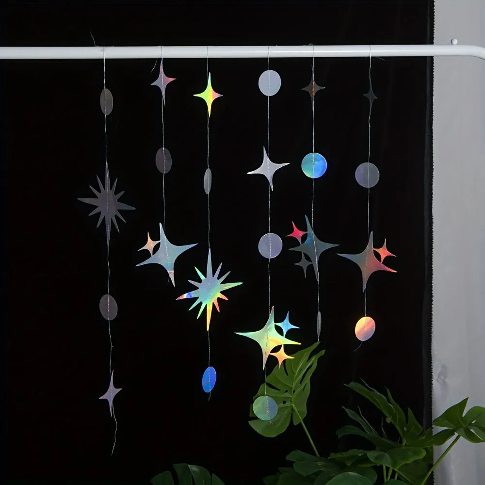 Sparkling Metallic Twinkle Star Party Pendant for Wedding Decoration