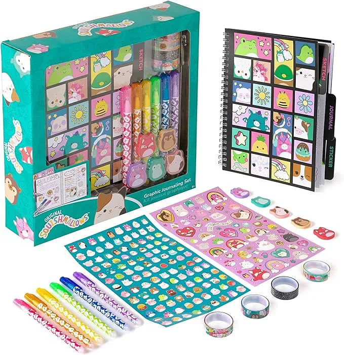 Squishmallows Graphic Journaling Set