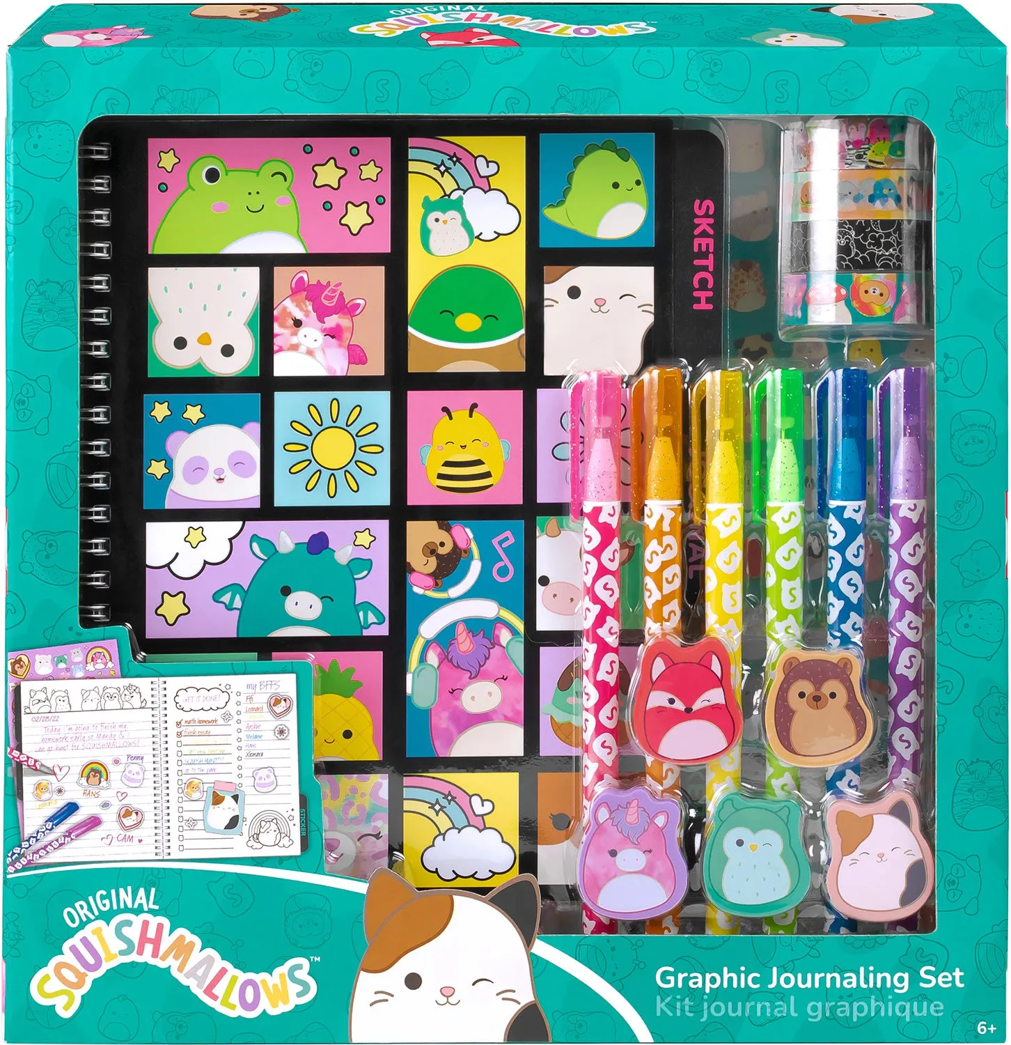 Squishmallows Graphic Journaling Set