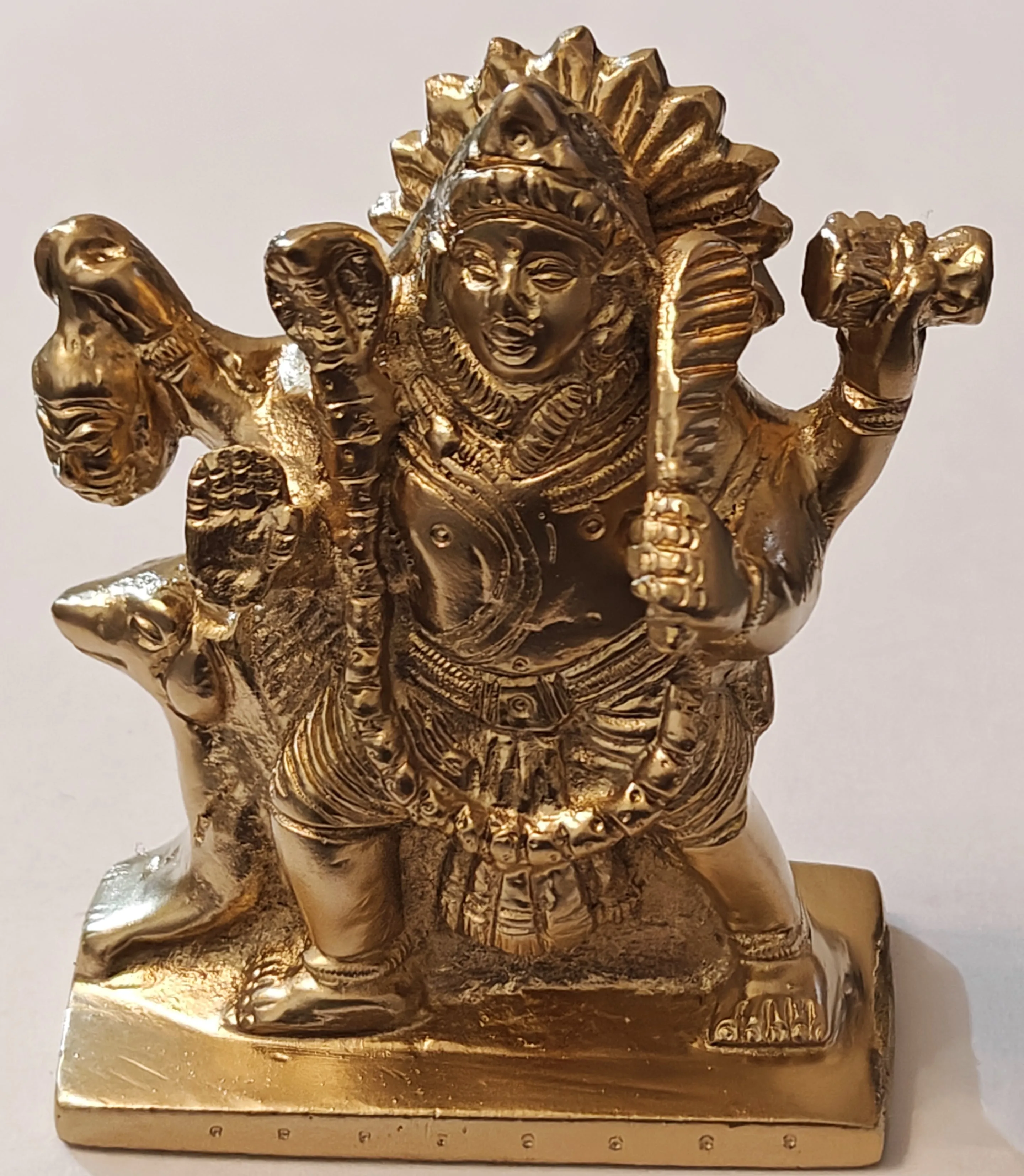 Sri Batuk Bhairav (Bhairavar) idol in mixed metal