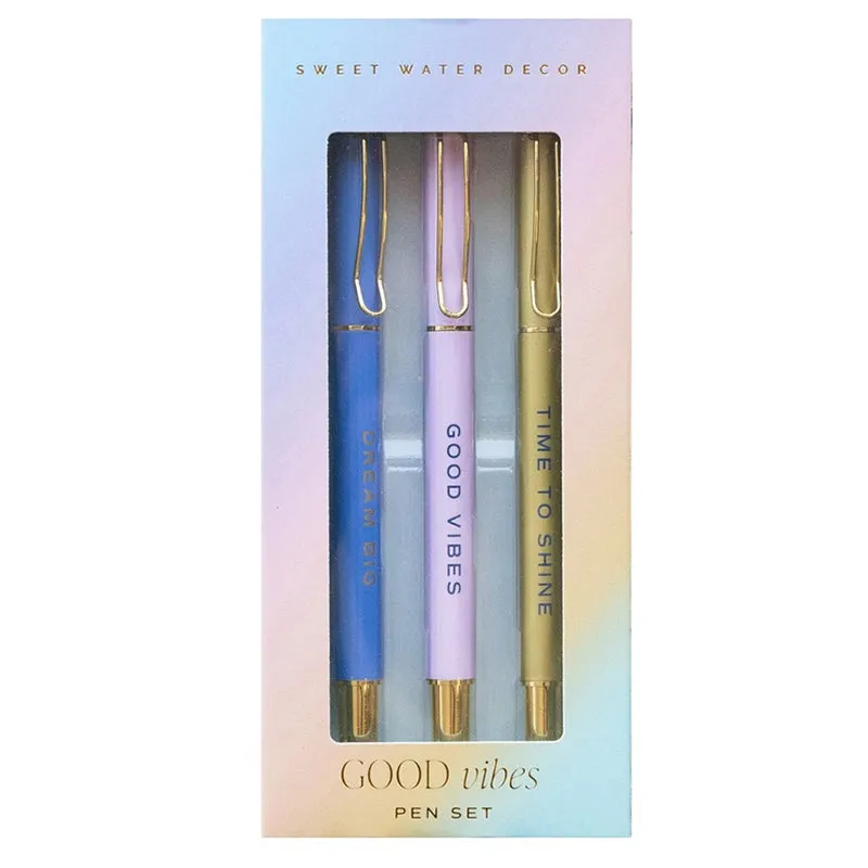 SWEET WATER DECOR | Good Vibes Pen Set