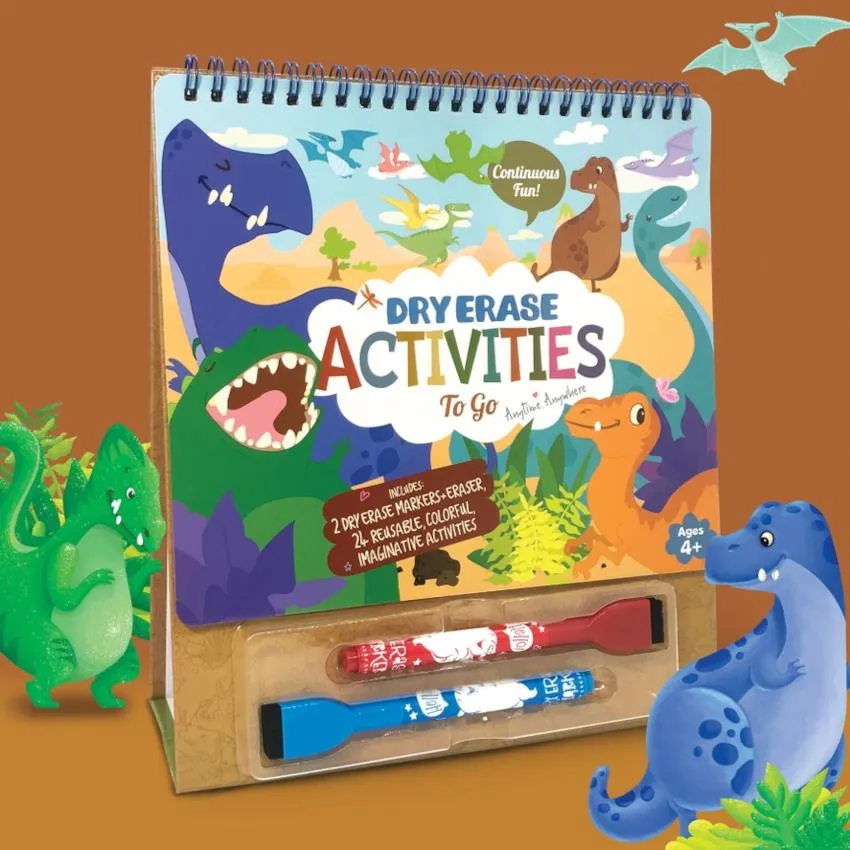 The Piggy Story Dry Erase Activities To Go - Dinosaur World