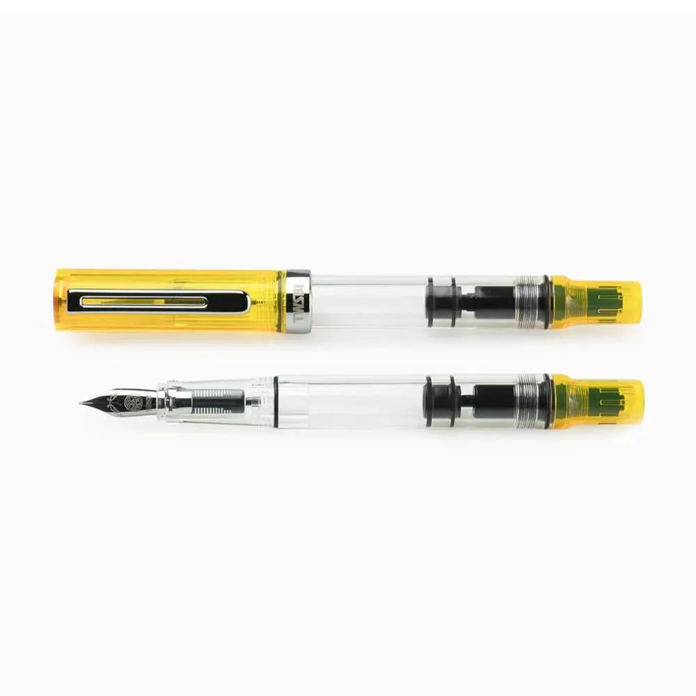 TWSBI Eco Transparent Yellow Fountain Pen, Medium