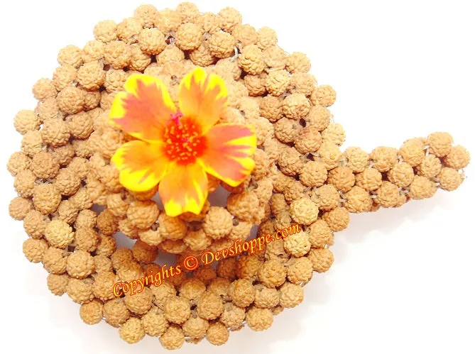 Very Rare Lord Shiva Shivling Shiva lingam made from Rudraksha Beads